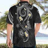 Polynesia Tribal Hawaiian Shirt Tentacles Plumeria LT7 - Polynesian Pride