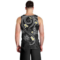 Polynesia Tribal Men Tank Top Tentacles Plumeria LT7 - Polynesian Pride
