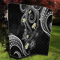 Polynesia Tribal Quilt Tentacles Plumeria