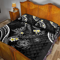 Polynesia Tribal Quilt Bed Set Tentacles Plumeria LT7 - Polynesian Pride