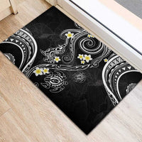 Polynesia Tribal Rubber Doormat Tentacles Plumeria LT7 - Polynesian Pride