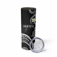 Polynesia Tribal Skinny Tumbler Tentacles Plumeria