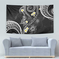 Polynesia Tribal Tapestry Tentacles Plumeria