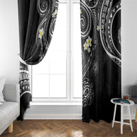 Polynesia Tribal Window Curtain Tentacles Plumeria LT7 - Polynesian Pride