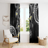 Polynesia Tribal Window Curtain Tentacles Plumeria LT7 - Polynesian Pride