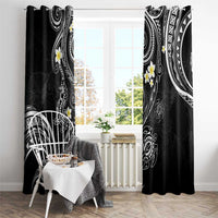 Polynesia Tribal Window Curtain Tentacles Plumeria LT7 - Polynesian Pride