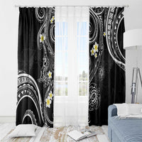 Polynesia Tribal Window Curtain Tentacles Plumeria LT7 - Polynesian Pride
