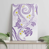 Polynesia Tribal Canvas Wall Art Lilac Plumeria Tentacles LT7 - Polynesian Pride