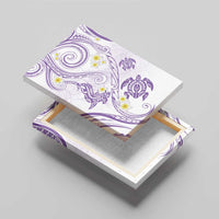 Polynesia Tribal Canvas Wall Art Lilac Plumeria Tentacles LT7 - Polynesian Pride