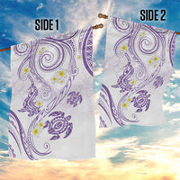 Polynesia Tribal Garden Flag Lilac Plumeria Tentacles LT7 - Polynesian Pride