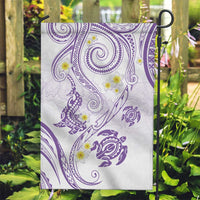 Polynesia Tribal Garden Flag Lilac Plumeria Tentacles LT7 Garden Flag Lilac - Polynesian Pride