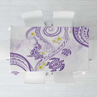 Polynesia Tribal Tablecloth Lilac Plumeria Tentacles LT7 Lilac - Polynesian Pride