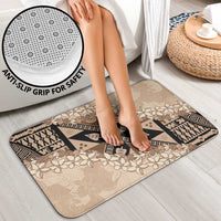 Bula Fiji Plumeria Tagimoucia Salusalu Beige Bathroom Set Kaiviti Masi - Polynesian Pride