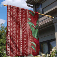 Women's Day Samoa Malu Tattoo Inspired Mix Teuila Garden Flag Scarlet LT7 - Polynesian Pride
