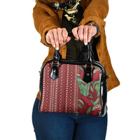 Women's Day Samoa Malu Tattoo Inspired Mix Teuila Shoulder Handbag Scarlet LT7 One Size Scarlet - Polynesian Pride