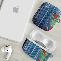 Women's Day Samoa Malu Tattoo Inspired Mix Teuila AirPods Case Royal Blue LT7 - Polynesian Pride
