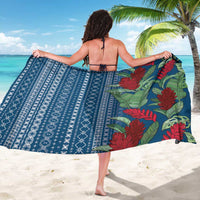 Women's Day Samoa Malu Tattoo Inspired Mix Teuila Sarong Royal Blue LT7 - Polynesian Pride
