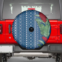 Women's Day Samoa Malu Tattoo Inspired Mix Teuila Spare Tire Cover Royal Blue LT7 - Polynesian Pride