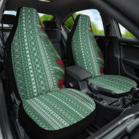 Women's Day Samoa Malu Tattoo Inspired Mix Teuila Car Seat Cover Sage Green LT7 One Size Sage Green - Polynesian Pride