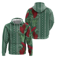 Women's Day Samoa Malu Tattoo Inspired Mix Teuila Hoodie Sage Green LT7 - Polynesian Pride