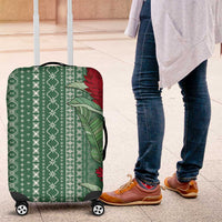 Women's Day Samoa Malu Tattoo Inspired Mix Teuila Luggage Cover Sage Green LT7 Sage Green - Polynesian Pride