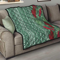 Women's Day Samoa Malu Tattoo Inspired Mix Teuila Quilt Sage Green LT7 - Polynesian Pride