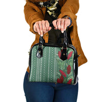 Women's Day Samoa Malu Tattoo Inspired Mix Teuila Shoulder Handbag Sage Green LT7 One Size Sage Green - Polynesian Pride
