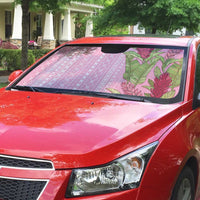 Women's Day Samoa Malu Tattoo Inspired Mix Teuila Auto Sun Shade Rose Pink LT7 - Polynesian Pride