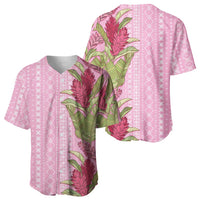 Women's Day Samoa Malu Tattoo Inspired Mix Teuila Baseball Jersey Rose Pink LT7 - Polynesian Pride