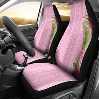 Women's Day Samoa Malu Tattoo Inspired Mix Teuila Car Seat Cover Rose Pink LT7 - Polynesian Pride