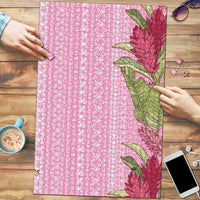 Women's Day Samoa Malu Tattoo Inspired Mix Teuila Puzzle Rose Pink LT7 Rose Pink - Polynesian Pride