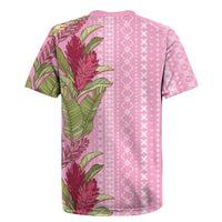 Women's Day Samoa Malu Tattoo Inspired Mix Teuila Rugby Jersey Rose Pink LT7 - Polynesian Pride