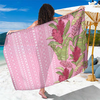 Women's Day Samoa Malu Tattoo Inspired Mix Teuila Sarong Rose Pink LT7 One Size 44 x 66 inches Rose Pink - Polynesian Pride