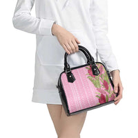Women's Day Samoa Malu Tattoo Inspired Mix Teuila Shoulder Handbag Rose Pink LT7 - Polynesian Pride
