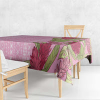 Women's Day Samoa Malu Tattoo Inspired Mix Teuila Tablecloth Rose Pink LT7 - Polynesian Pride