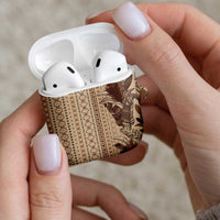 Women's Day Samoa Malu Tattoo Inspired Mix Teuila AirPods Case Vintage Tapa LT7 - Polynesian Pride