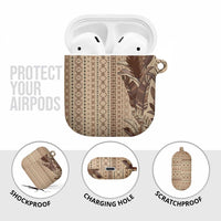 Women's Day Samoa Malu Tattoo Inspired Mix Teuila AirPods Case Vintage Tapa LT7 - Polynesian Pride