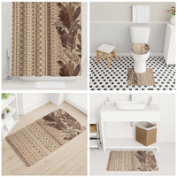 Women's Day Samoa Malu Tattoo Inspired Mix Teuila Bathroom Set Vintage Tapa LT7 - Polynesian Pride