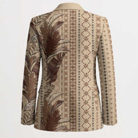 Women's Day Samoa Malu Tattoo Inspired Mix Teuila Blazer Vintage Tapa LT7 - Polynesian Pride