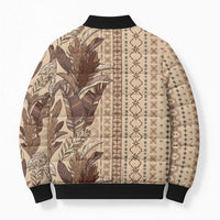 Women's Day Samoa Malu Tattoo Inspired Mix Teuila Bomber Puffer Jacket Vintage Tapa LT7 - Polynesian Pride