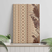 Women's Day Samoa Malu Tattoo Inspired Mix Teuila Canvas Wall Art Vintage Tapa LT7 - Polynesian Pride