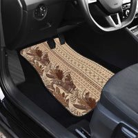 Women's Day Samoa Malu Tattoo Inspired Mix Teuila Car Mats Vintage Tapa LT7 - Polynesian Pride