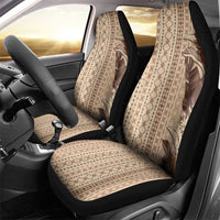 Women's Day Samoa Malu Tattoo Inspired Mix Teuila Car Seat Cover Vintage Tapa LT7 - Polynesian Pride