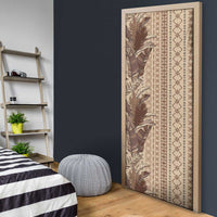 Women's Day Samoa Malu Tattoo Inspired Mix Teuila Door Cover Vintage Tapa LT7 - Polynesian Pride