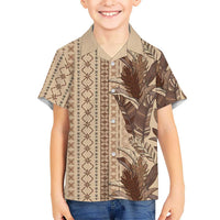 Women's Day Samoa Malu Tattoo Inspired Mix Teuila Family Matching Summer Maxi Dress and Hawaiian Shirt Vintage Tapa