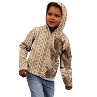 Women's Day Samoa Malu Tattoo Inspired Mix Teuila Kid Hoodie Vintage Tapa LT7 - Polynesian Pride