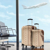 Women's Day Samoa Malu Tattoo Inspired Mix Teuila Luggage Cover Vintage Tapa LT7 - Polynesian Pride