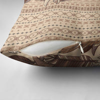 Women's Day Samoa Malu Tattoo Inspired Mix Teuila Pillow Cover Vintage Tapa LT7 - Polynesian Pride