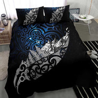 Maori Matariki Bedding Set Landscape Styled Fern - Galaxy