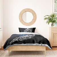 Maori Matariki Bedding Set Landscape Styled Fern - Galaxy